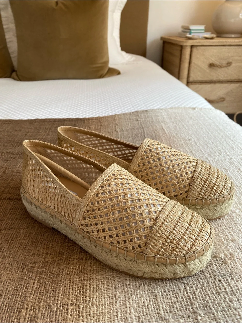 Steve Madden Raffia Espadrilles 7M NEW